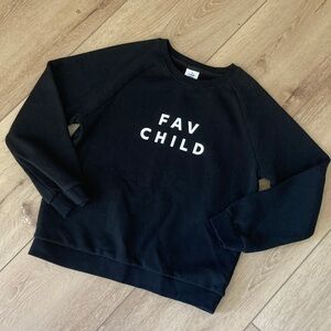 Kids girls boys size L Fav Child crew sweatshirt from target
